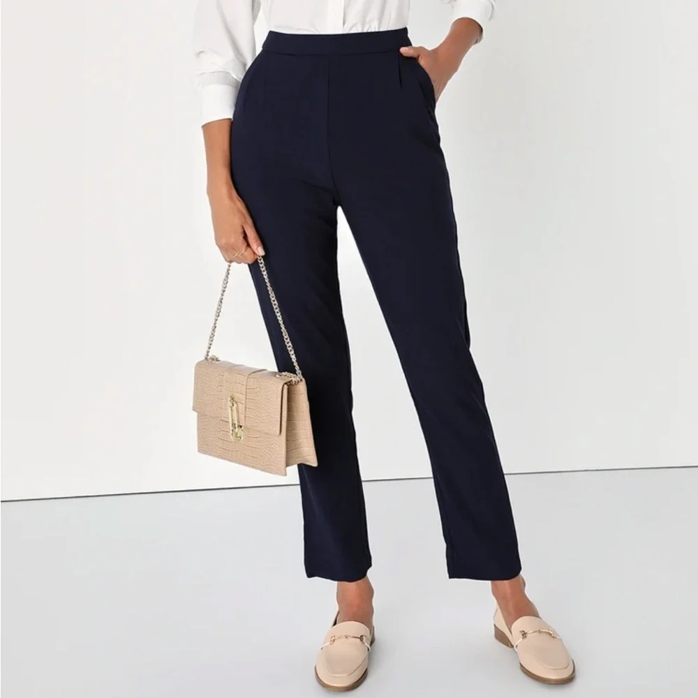 Lulus Navy Women's Pants  New With Tag Size S